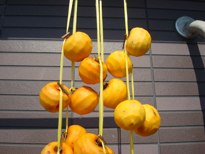Hoshigaki of sour persimmon