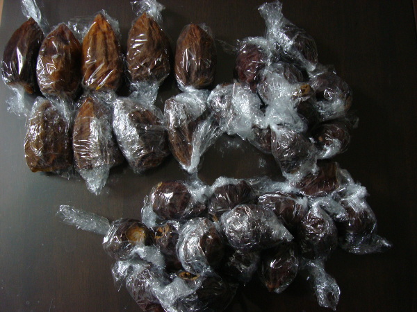 Hoshigaki of sour persimmon