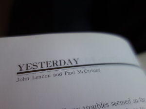 ビートルズ全詩集のYesterday