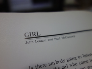 ビートルズ全詩集のGirl