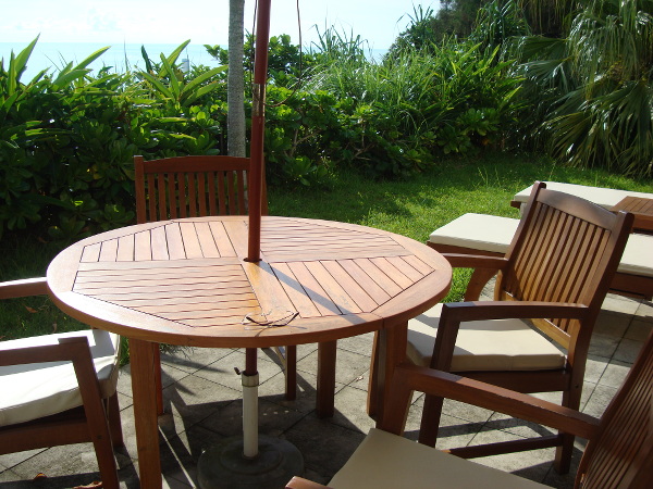 クラブコテージのテラス