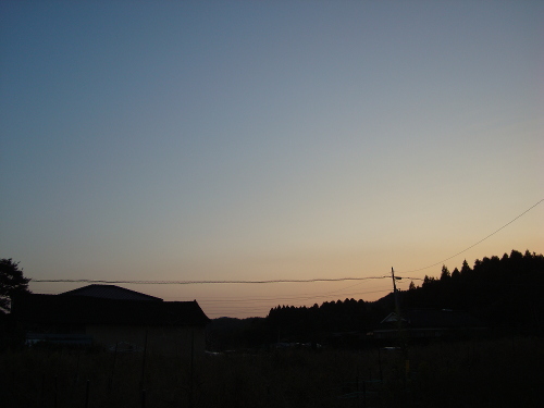 Color of Twilight Sky